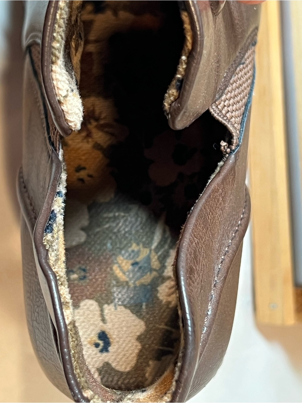 Korks Brown Platform Ankle Boots | Chunky | Boho Hippie 70s Chic | NWOT - Picture 6 of 12
